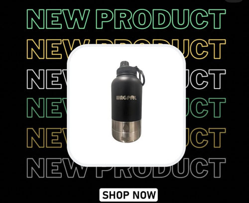 3 in 1 Wagpal water bottle dog portable