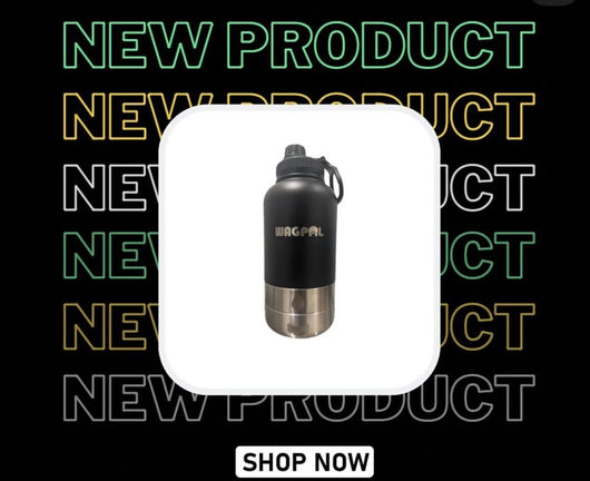 3 in 1 Wagpal water bottle dog portable